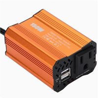 #69002 Inversor de corriente para automóvil Convertidor de potencia para automóvil de 12V a 110V Cargador para automóvil de 150W