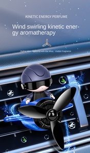 Purificador de aire de aromaterapia para coche para <span class=keywords><strong>hombre</strong></span> y mujer, Perfume de coche para astronauta, salida de energía cinética, accesorios de fragancia para vehículo, adornos - Product Image 5