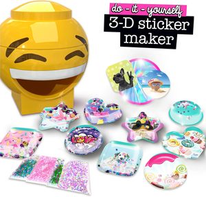 ชุดทำสติกเกอร์ 3 มิติ DIY ชุดศิลปะและงานฝีมือสำหรับเด็กอายุ 6 ปีขึ้นไป ทำสติกเกอร์แบบกำหนดเองได้ 30 ชิ้น ของเล่นสร้างสรรค์และสนุกสนานสำหรับเด็กชายและเด็กหญิง - Product Image 2