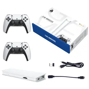 Hot sale M15 arcade family fashionable video game console 64G 4k Hd output 2.4G wireless rocker retro gaming console