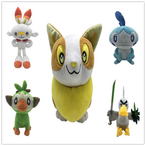 ตุ๊กตา Grookey Raboot Scorbunny Sobble Yamper ขนาด 20-36 ซม. ขายส่ง - Product Image 1