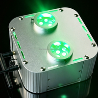 Illuminateur à fibres optiques RGBW double tête 32W avec contrôle Bluetooth par application pour plafond étoilé de voiture
