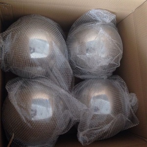 Boules en acier inoxydable polies miroir 15cm 20cm 25cm 30cm Ornements de <span class=keywords><strong>jardin</strong></span> réfléchissants Boules creuses en métal - Product Image 6