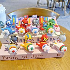 Llavero Colgante de Avión <span class=keywords><strong>Marvel</strong></span> de Dibujos Animados Creativos Vengadores Hombre Araña Iron Man <span class=keywords><strong>Pantera</strong></span> <span class=keywords><strong>Negra</strong></span> - Product Image 1