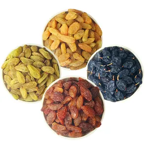 Wholesale Great Quality Dried Fruits Green Raisins snack mixed color