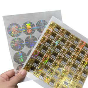 Holograma personalizado anti falsificación pegatina láser etiqueta de seguridad impresión personalizada - Product Image 3