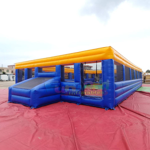 Grand terrain de foosball humain portable, terrain de football gonflable, arène sportive pour événements en plein air - Product Image 2