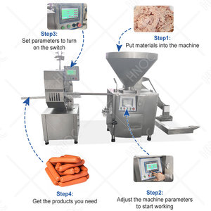 Máquina Embutidora de Salchichas al Vacío HNOC, Embutidora Industrial de Salchichas, Precio de la Máquina para Hacer Salchichas - Product Image 3