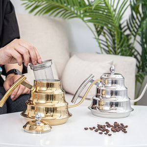 Happycooking nouveau produit bouilloire à thé blanc théière plus chaud à énergie solaire Teko Listrik métal matériel élégant appareil de cuisine - Product Image 5