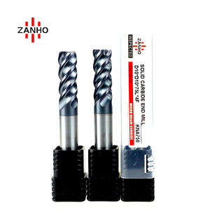 ZANHO <strong>Solid</strong> Carbide 4 Flutes Flat Tungsten Steel <strong>End</strong> <strong>Mills</strong> Cutters KNA750 for General Applications Carbide <strong>End</strong> <strong>Mill</strong> Cutters - Product Image 1