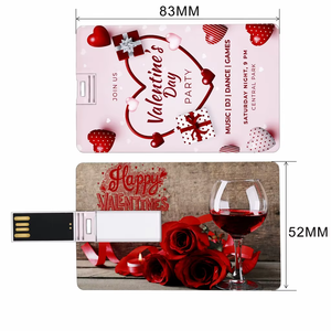 Chiavetta Usb Personalizzata a Prezzo Attrattivo con Stampa Logo Aziendale 16GB 32GB, Chiavetta Usb di Alta Qualità in Plastica a Forma di Carta di Credito o Chiave - Product Image 3