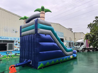 Toboggan aquatique gonflable le plus vendu, toboggan de piscine d'occasion, toboggans aquatiques commerciaux d'occasion