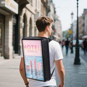 לוח פרסום נייד 21.5 אינץ' חיצוני, עמיד למים, ניתן להתאמה אישית, לפרסום בדרכים - Product Image 2