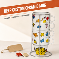 Tasse à Latte en Céramique Naturelle Authentique avec Finition Écologique en Argile, Ligne de Recyclage pour une Vie Quotidienne Biologique et Durable