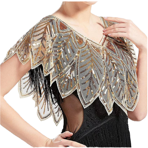sachin and babi light blue dress Silver Batwing Bolero Jacket, Elegant Evening Dress Shrug