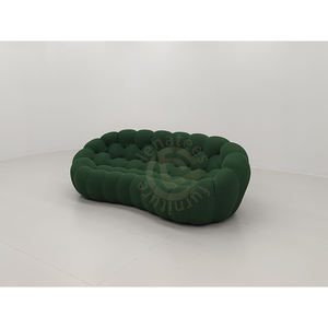 Canapé de Salon Créatif en Tissu Maille Alvéolé, Housse Complète Douce, Fauteuil Paresseux de Vacances et de Loisirs - Product Image 4