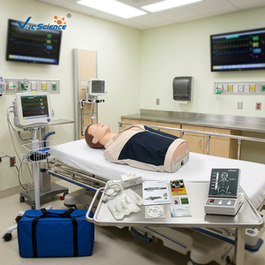 Simulatore di RCP a Mezzo Busto, Attrezzatura per Addestramento di Primo Soccorso, Manichino Educativo per RCP - Product Image 2