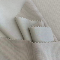 Venta de fábrica Poliéster modal de alta calidad 52% Algodón17 % Modal25 % Sp6 % Tejido DE BUCEO modal 380/390gsm Estiramiento para la moda de la HD2585-1