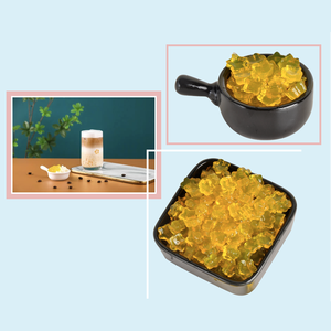 Cherry Blossom Flavored Instant Sobremesa Bebidas Estourando Boba <span class=keywords><strong>Jelly</strong></span> Bolas em Garrafa de Leite Chá - Product Image 4