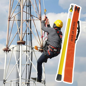 Barra Telescópica Triangular de Alta Tensión, Ajustable, de Fibra de Vidrio Aislada, de Alta Calidad - Product Image 6