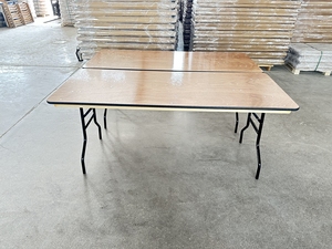 <span class=keywords><strong>Mesa</strong></span> Plegable <span class=keywords><strong>de</strong></span> <span class=keywords><strong>Madera</strong></span> Contrachapada <span class=keywords><strong>de</strong></span> Varias Capas <span class=keywords><strong>para</strong></span> Reuniones en Interiores y Exteriores, <span class=keywords><strong>Mesa</strong></span> <span class=keywords><strong>para</strong></span> Banquetes <span class=keywords><strong>para</strong></span> Varias Personas, 74x18 pies - Product Image 2