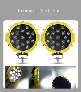 51W 12V sáng dẫn làm việc tại chỗ đèn mới xe đèn pha cho 4x4 đường Jeep Hummer Xe Tải-hiệu suất cao Phụ kiện ô tô - Product Image 5
