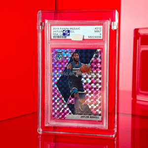 Boîte de présentation magnétique en acrylique personnalisée SYP pour cartes Pokémon classées, boîte de présentation pour cartes de basket-ball classées PSA <span class=keywords><strong>Michael</strong></span> <span class=keywords><strong>Jordan</strong></span>, support pour cartes Chicago Bull - Product Image 1