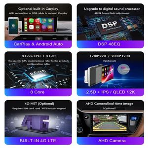 Android 13 đài phát thanh xe cho Mitsubishi Lancer tiến hóa 10.1 "pantalla Carplay Android Auto 4 gam LTE Navigation GPS - Product Image 6