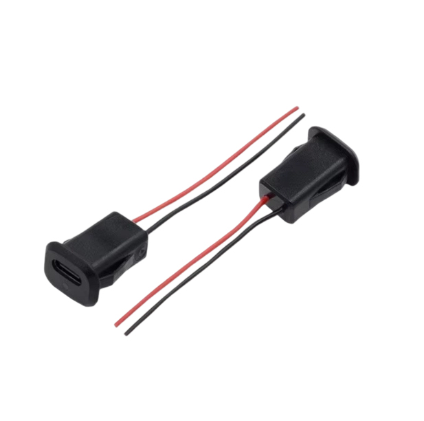 Waterproof Type-C Cable USB-3358 Light 2P Wire Injection Molded Direct Pressure Oval Charging Wire Harness