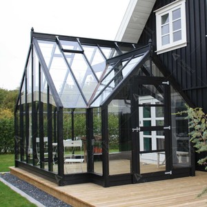 Gazebo de Aluminio con Diseño Moderno, Techo Impermeable y Pérgola de Vidrio para Villas, Tiendas, Cafeterías y Espacios Panorámicos - Product Image 4