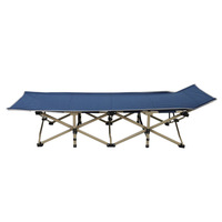 Lit pliant portable Oxford Design moderne Tissu léger avec matelas amovible pour salon ou camping