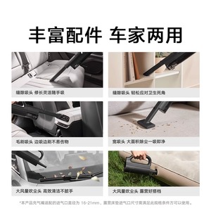 Xiao Car Vacuum <b>Cleaner</b> 21Kpa High Suction Battery Powered For Car And Home Use - Product Image 5