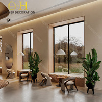 Design d'intérieur moderne et luxueux pour café et boulangerie |   Solution complète de comptoirs et présentoirs sur mesure pour magasins : Conception personnalisée tout-en-un