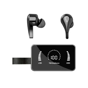 TWS H3 Bt 5.0 Drahtlose Kopfhörer Drahtlose Kopfhörer mit Mikrofon Sport Wasserdichte Headsets Ohrhörer