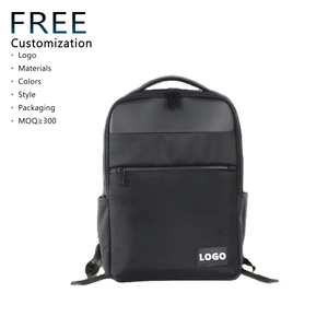 Sac à dos de voyage fin noir de <span class=keywords><strong>15</strong></span> pouces pour hommes, antivol, imperméable, pour l'université, décontracté, avec fermeture éclair et doublure en polyester - Product Image 1