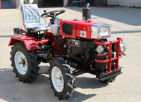 Traktor Mini 15hp 18hp Traktor Kompak Pabrik Traktor Roda Empat Rotary Tiller Garansi 1 Tahun untuk Pertanian Skala Kecil