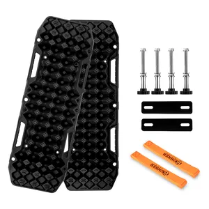 BUNKER INDUST 10T Light Sand 4x4 Off Road Car Recovery Tracks Recovery Traction Board With Mounting Pins Kit