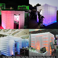 360 Custom Inflatable Photobooth Portable Photo Booth Tent Christmas Inflatable Outdoor Advertising Inflatables