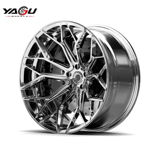 Rines Forjados YAGU HE.1-FF Cromados Plateados de 18 19 20 21 Pulgadas 5x112 5x120 5x114.3 para Autos BMW Audi Mercedes-Benz Tesla - Product Image 1