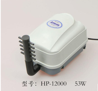Pompe à air électrique Atman HP 110V 220V 90W en plastique rectangulaire durable ultra silencieuse pour grand aquarium et bassin à poissons, pompe à oxygène
