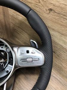 Accesorios Interiores de Coche Personalizados, <span class=keywords><strong>Volante</strong></span> de Fibra de Carbono para <span class=keywords><strong>AMG</strong></span> W204 W205 C63AMG C43 2015-2018 - Product Image 4