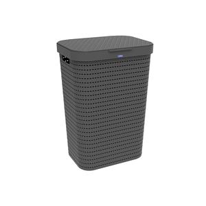 Rotho Laundry Collector Country 40 L With Lid For Indoor Use - Product Image 1