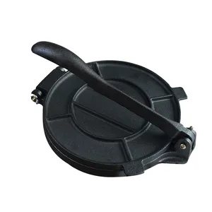 Pre-seasoned Cast Iron Tortilla Press Tortilla Maker Non Electric double sided 8 inch cast iron tortilla press