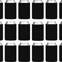 Manchons isothermes personnalisés en néoprène pour bouteilles et canettes de bière, en gros, décorations pour fêtes de plage, fêtes d'anniversaire pour hommes et femmes
