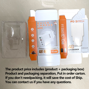 Caricabatterie rapido 40W 20W PD EU US <span class=keywords><strong>2</strong></span> tipo <span class=keywords><strong>c</strong></span> <span class=keywords><strong>2</strong></span> porta USB adattatore più cellulare da viaggio caricatore da muro - Product Image 6