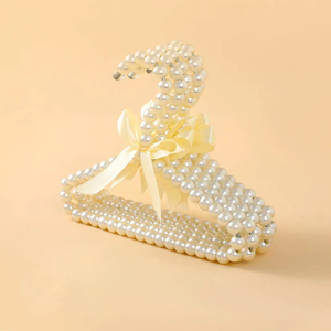 Wholesale 20CM Pearl <b>Pet</b> Clothes Hanger | Quality Style Solid White Dog Coat Display Rack - Product Image 3