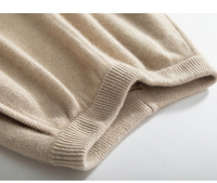Costume tricoté en cachemire pour femmes, combinaison unie à col roulé, pull-pantalon en laine, ensemble 2 pièces, offre spéciale