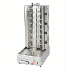 Shawarma chaud Configuration Presse Fausse Machine Grill Grille-pain Petit 3 Brûleurs <span class=keywords><strong>Patte</strong></span> Pour Hamburger Et Coupe Avec Fil - Product Image 3