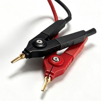 Cable de prueba Kelvin para medición de resistencia interna de baterías, con clip M12 de 4 pines, para baterías 18650, para medir voltaje y resistencia.