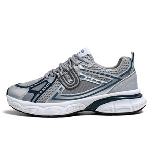 Zapatos Deportivos de Malla Transpirable para Hombre, con Cordones, Resistentes a Impactos, Antideslizantes y con Suela Suave, Venta al Por Mayor - Product Image 4